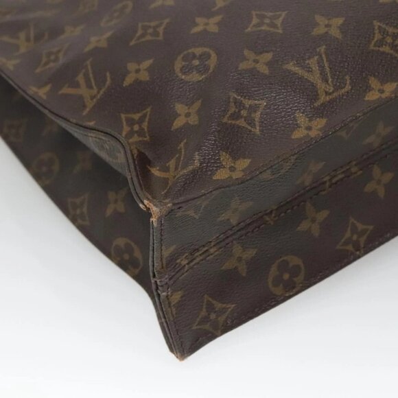 LOUIS VUITTON Monogram Sac Plat Hand Bag M51140 LV Auth 131541 - Picture 5 of 16